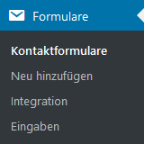 Contact form 7 kontaktformular hinzufuegen