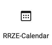 RRZE Calendar Block